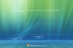 Display Legal Notice on Windows Startup