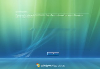 Display leagal notice